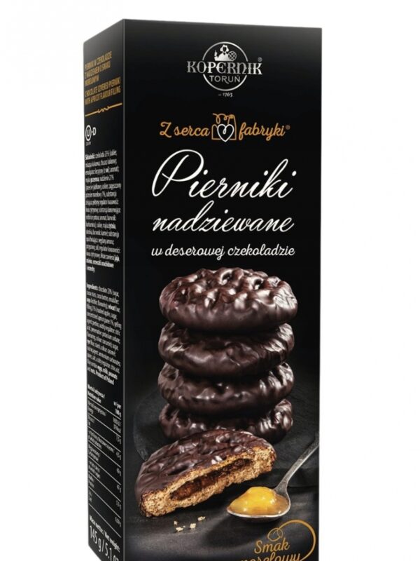Pierniki nadziewane smak Morelowy Kopernik 145g