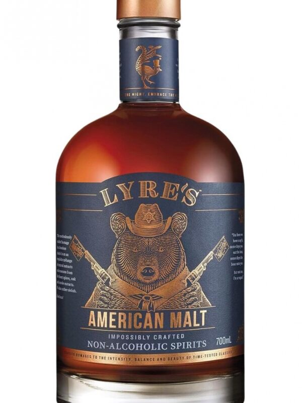 Whisky bezalkoholowa - Lyre's American Malt Bourbon 0% 0,7l