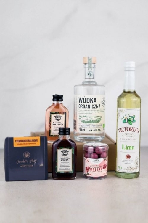 Zestaw prezentowy z wódką i nalewką "Wyborna paczka"