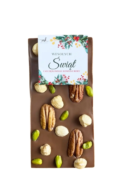 Czekolada mleczna z orzechami MK Chocolate 90g