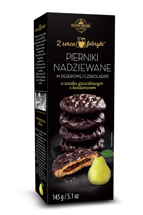 Pierniki nadziewane smak Gruszka z kardamonem Kopernik 145g