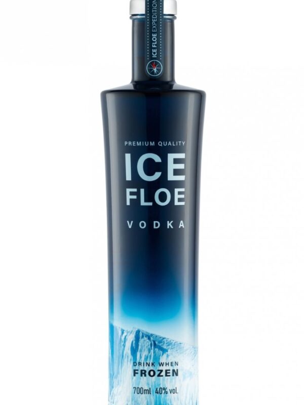 Zestaw prezentowy z wódką Ice Floe 0,7l w skrzynce