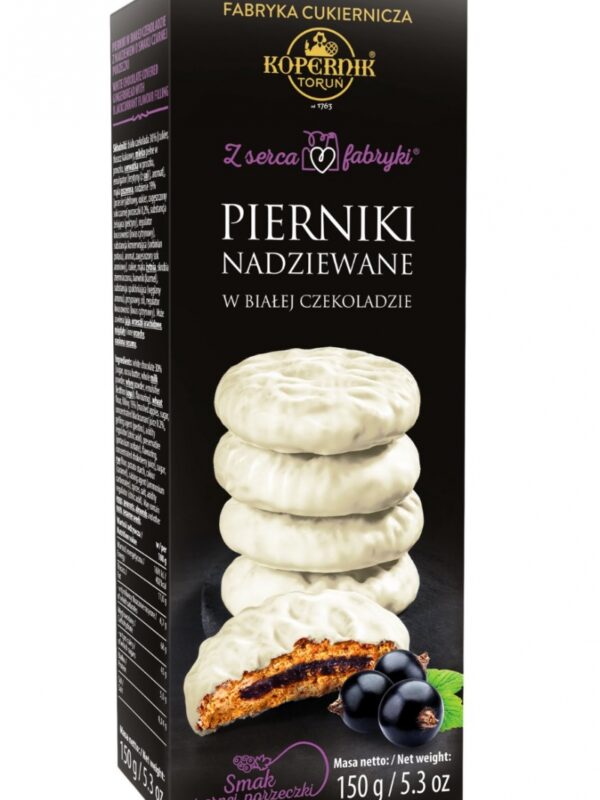 Pierniki nadziewane smak Czarna Porzeczka Kopernik 150g
