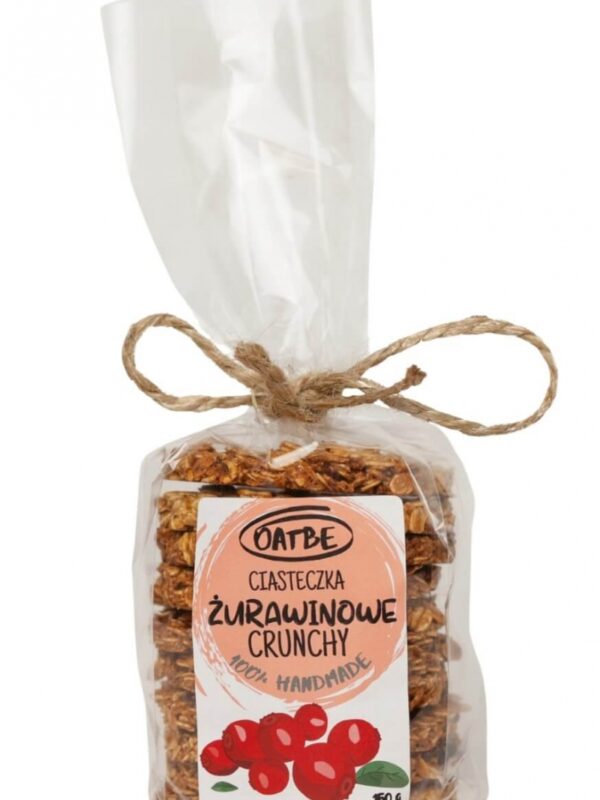 Ciastka owsiane z żurawiną Oatbe (150 g)