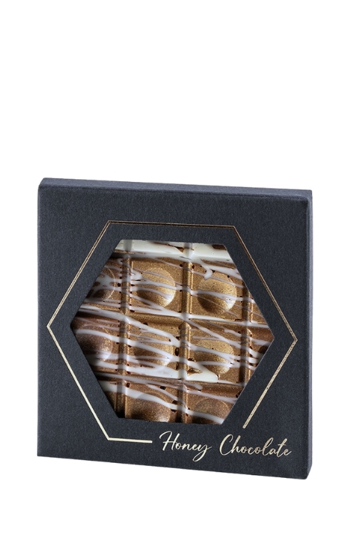 Czekolada mleczna z miodem GOLD Pasieka Łysoń 40g