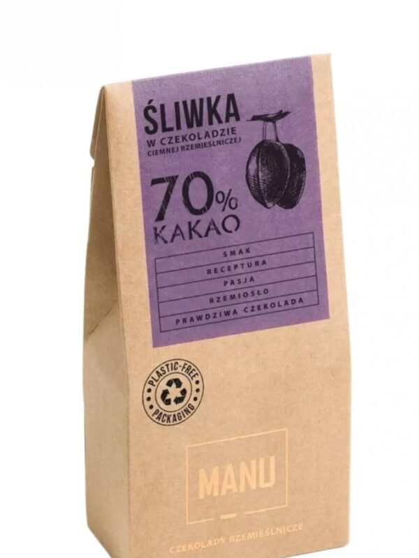 Śliwka w ciemnej czekoladzie (80g)