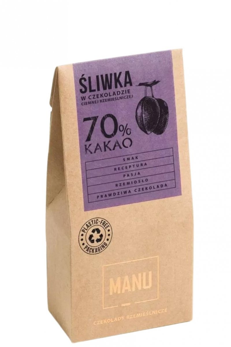 Śliwka w ciemnej czekoladzie (80g)