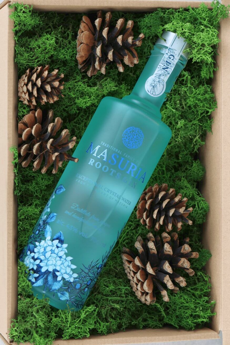 Zestaw prezentowy z ginem "Masuria set"